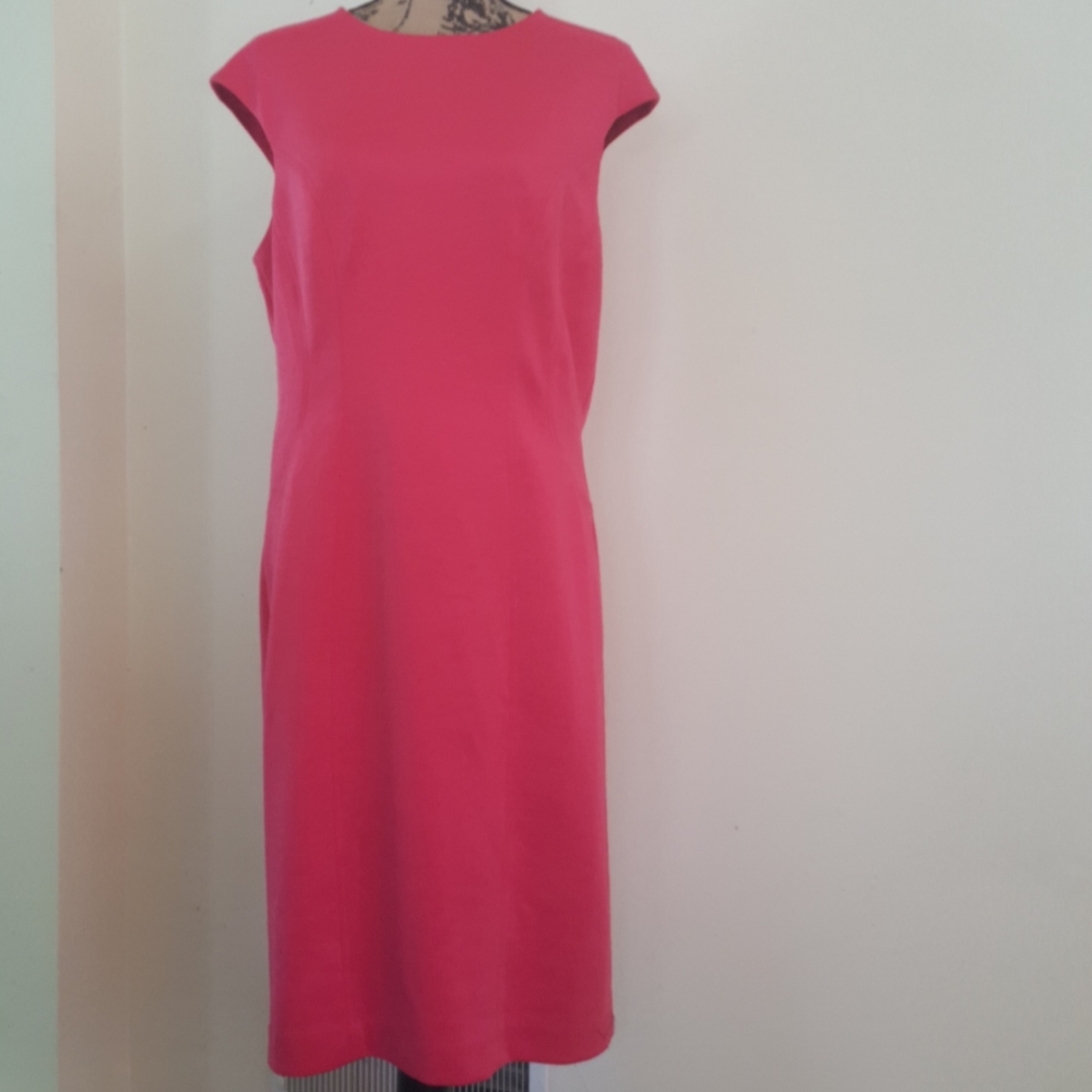 BETSEY JOHNSON SIZE 14 WATERMELON PINK DRESS